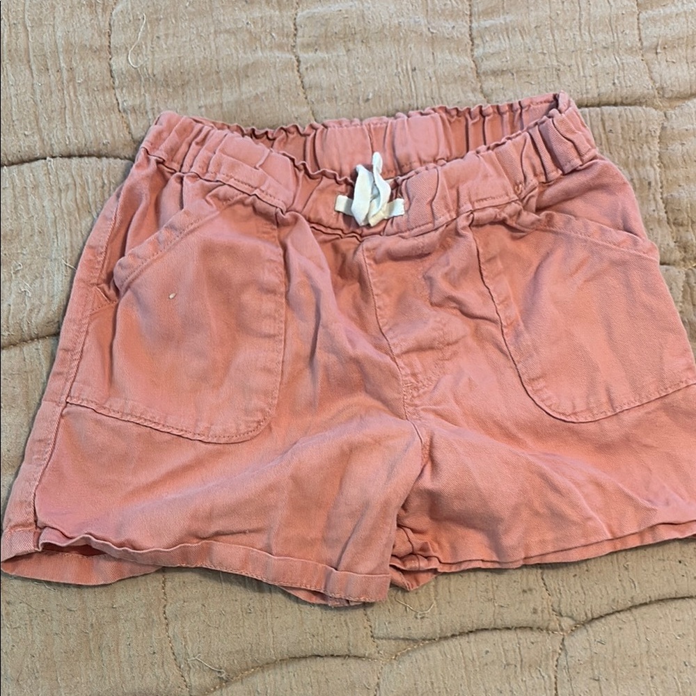 Wonder Nation Peach Drawstring Shorts